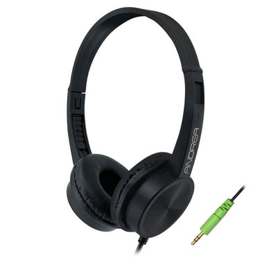 Affordable AC-125 on-ear headphones for school use, ideal for education settings and bulk headphone packs.